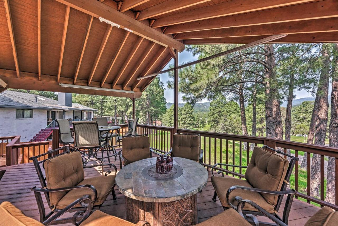 Cozy Ruidoso Cabin With Private Hot Tub And Large Deck Kültér fotó