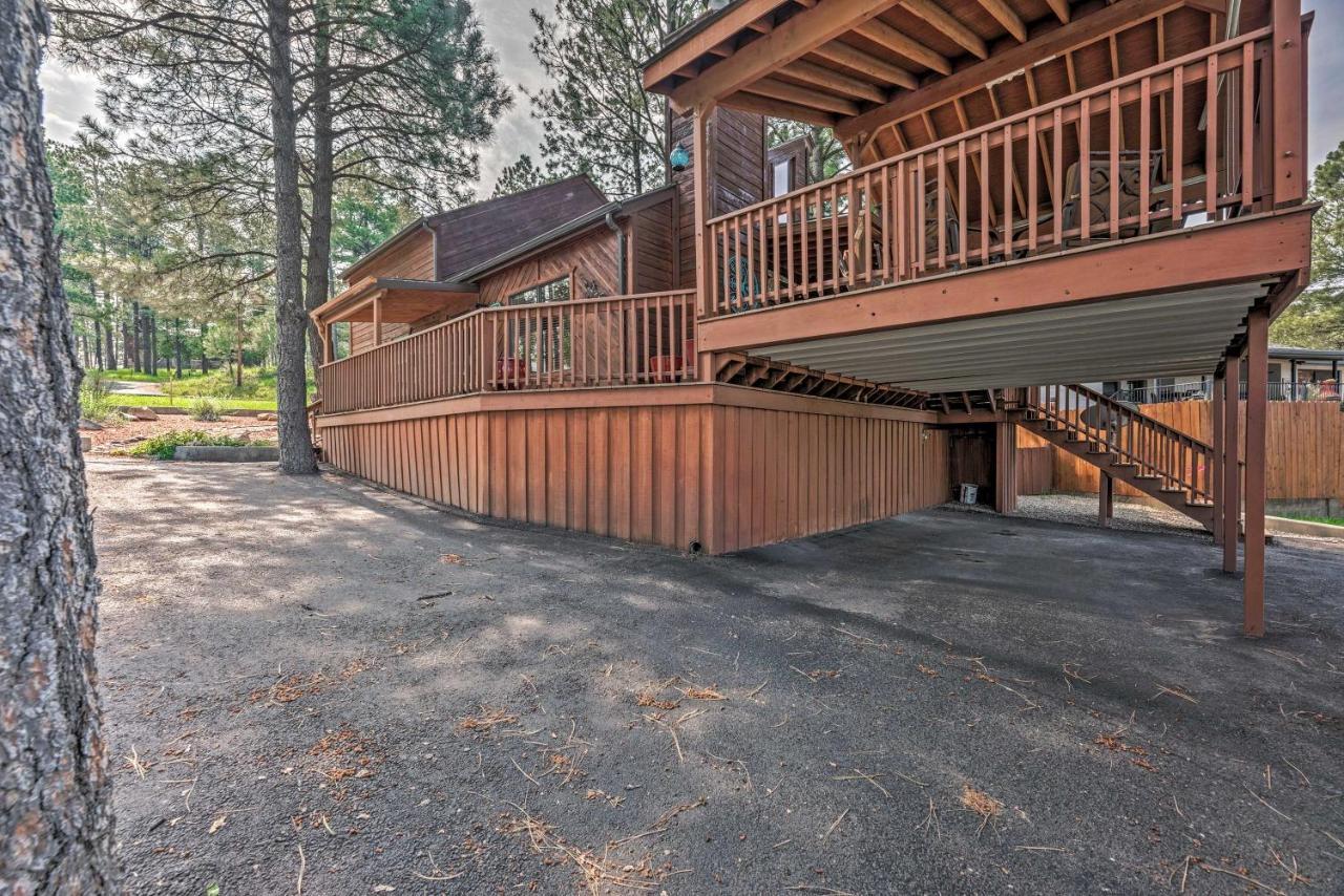 Cozy Ruidoso Cabin With Private Hot Tub And Large Deck Kültér fotó